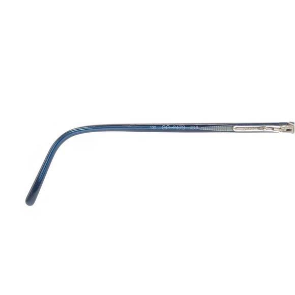 Gucci GG2478 M4X Black Blue Rectangle Eyeglasses Frames 47-16 130 Italy Designer - Picture 10 of 12